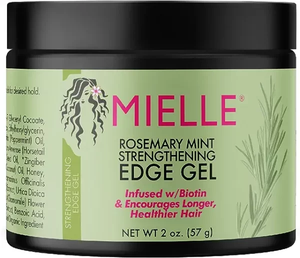 Mielle Organics Rosemary Mint Strengthening Edge Gel, Biotin &