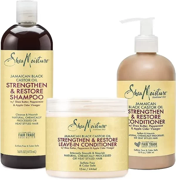 Shea Moisture Curly Hair Product Bundle Shampoo 16 Fl