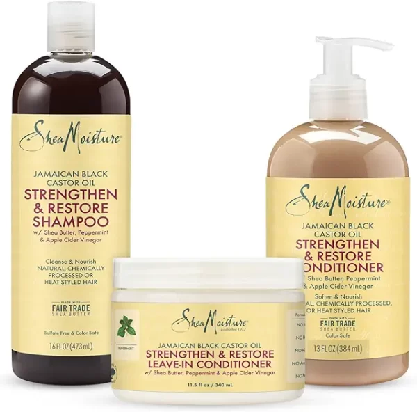 SheaMoisture Curly Hair Product Bundle Shampoo 16 Fl Oz,