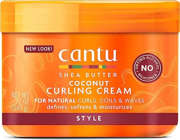 Cantu Coconut Curling Cream with Shea Butter for Natural