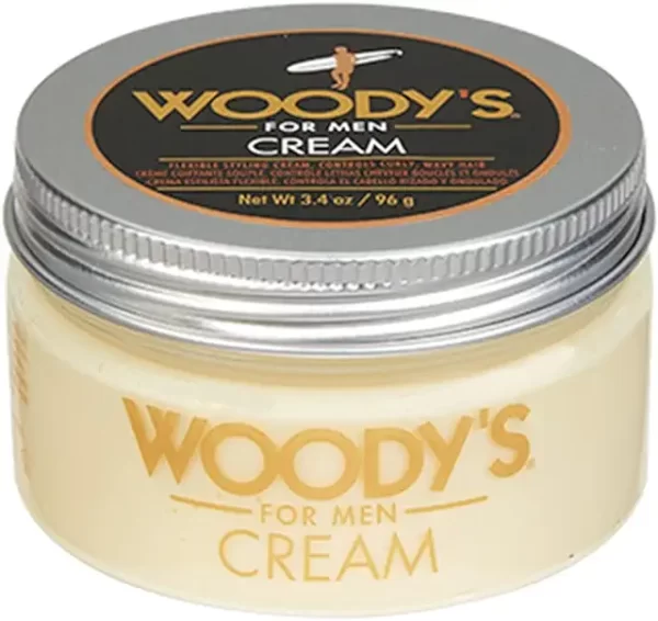 Woody's Styling Cream for Men, Flexible Styling Cream, Controls