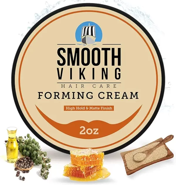 Smooth Vikings Forming Cream for Men - Matte Finish,